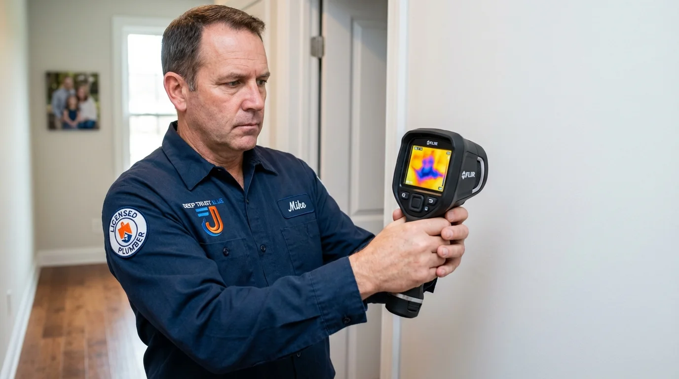 Thermal imaging leak detection by Johns Plumbing LLC in La Mesa